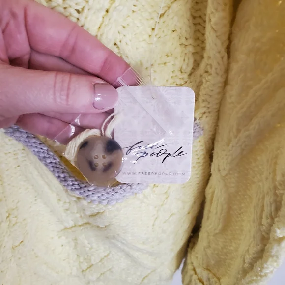 NWT Free People Montana Cable Cardi - Picture 8 of 11